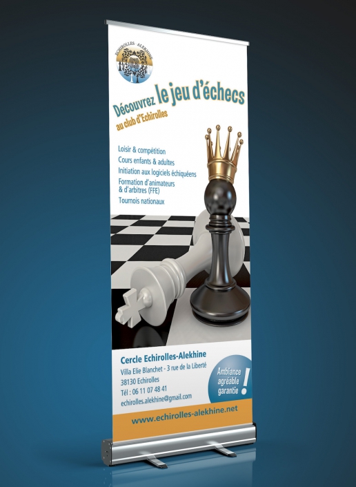 Roll-up institutionnel 85x200