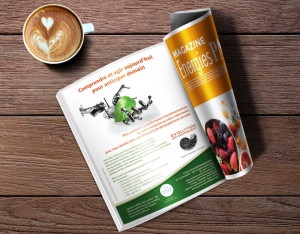 Page de publicté magazine