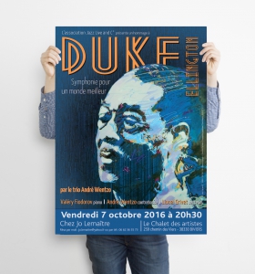 Affiche de concert 60x80