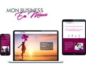 Pages de site web sur écrans de différentes tailles