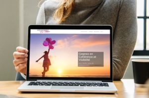 Ecran daccueil de site web responsive design